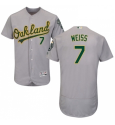 Mens Majestic Oakland Athletics 7 Walt Weiss Grey Road Flex Base Authentic Collection MLB Jersey Mens Majestic Oakland Athletics 7 Walt Weiss Grey Road Flex Base Authentic Collection MLB Jersey