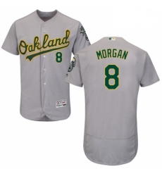 Mens Majestic Oakland Athletics 8 Joe Morgan Grey Road Flex Base Authentic Collection MLB Jersey Mens Majestic Oakland Athletics 8 Joe Morgan Grey Road Flex Base Authentic Collection MLB Jersey
