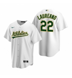 Mens Nike Oakland Athletics 22 Ramon Laureano White Home Stitched Baseball Jersey Mens Nike Oakland Athletics 22 Ramon Laureano White Home Stitched Baseball Jersey