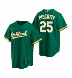 Mens Nike Oakland Athletics 25 Stephen Piscotty Green Alternate Stitched Baseball Jersey Mens Nike Oakland Athletics 25 Stephen Piscotty Green Alternate Stitched Baseball Jersey