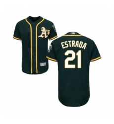 Mens Oakland Athletics 21 Marco Estrada Green Alternate Flex Base Authentic Collection Baseball Jersey Mens Oakland Athletics 21 Marco Estrada Green Alternate Flex Base Authentic Collection Baseball Jersey