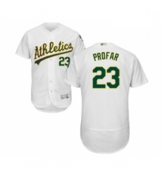 Mens Oakland Athletics 23 Jurickson Profar White Home Flex Base Authentic Collection Baseball Jersey Mens Oakland Athletics 23 Jurickson Profar White Home Flex Base Authentic Collection Baseball Jersey