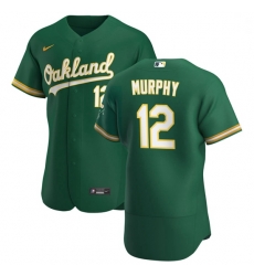Oakland Athletics 12 Sean Murphy Men Nike Kelly Green Alternate 2020 Authentic Player MLB Jersey Oakland Athletics 12 Sean Murphy Men Nike Kelly Green Alternate 2020 Authentic Player MLB Jersey