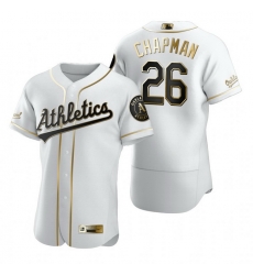 Oakland Athletics 26 Matt Chapman White Nike Mens Authentic Golden Edition MLB Jersey Oakland Athletics 26 Matt Chapman White Nike Mens Authentic Golden Edition MLB Jersey