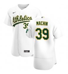 Oakland Athletics 39 Vimael Machin Men Nike White Home 2020 Authentic Player MLB Jersey Oakland Athletics 39 Vimael Machin Men Nike White Home 2020 Authentic Player MLB Jersey