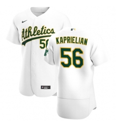 Oakland Athletics 56 James Kaprielian Men Nike White Home 2020 Authentic Player MLB Jersey Oakland Athletics 56 James Kaprielian Men Nike White Home 2020 Authentic Player MLB Jersey