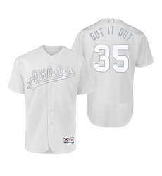 Oakland Athletics Jake Diekman Gut It Out White 2019 Players Weekend MLB Jersey Oakland Athletics Jake Diekman Gut It Out White 2019 Players Weekend MLB Jersey