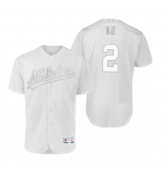 Oakland Athletics Khris Davis KD White 2019 Players Weekend MLB Jersey Oakland Athletics Khris Davis KD White 2019 Players Weekend MLB Jersey