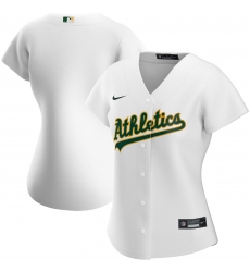Oakland Athletics Nike Women Home 2020 MLB Team Jersey White Oakland Athletics Nike Women Home 2020 MLB Team Jersey White