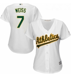 Womens Majestic Oakland Athletics 7 Walt Weiss Replica White Home Cool Base MLB Jersey Womens Majestic Oakland Athletics 7 Walt Weiss Replica White Home Cool Base MLB Jersey