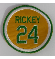 Oakland Athletics 24 Rickey Patch Biaog