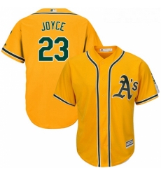 Youth Majestic Oakland Athletics 23 Matt Joyce Authentic Gold Alternate 2 Cool Base MLB Jersey Youth Majestic Oakland Athletics 23 Matt Joyce Authentic Gold Alternate 2 Cool Base MLB Jersey