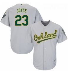 Youth Majestic Oakland Athletics 23 Matt Joyce Replica Grey Road Cool Base MLB Jersey Youth Majestic Oakland Athletics 23 Matt Joyce Replica Grey Road Cool Base MLB Jersey