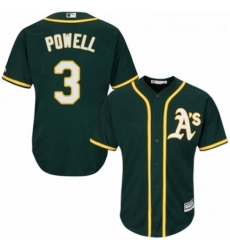 Youth Majestic Oakland Athletics 3 Boog Powell Authentic Green Alternate 1 Cool Base MLB Jersey Youth Majestic Oakland Athletics 3 Boog Powell Authentic Green Alternate 1 Cool Base MLB Jersey