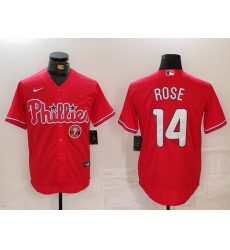 Men Philadelphia Phillies 14 Pete Rose Red Cool Base Stitched Jersey 1 Men Philadelphia Phillies 14 Pete Rose Red Cool Base Stitched Jersey 1