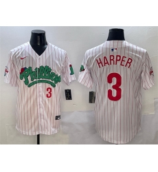Men Philadelphia Phillies 3 Bryce Harper White Phanatic Limited Stitched Jersey Men Philadelphia Phillies 3 Bryce Harper White Phanatic Limited Stitched Jersey
