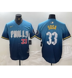 Men Philadelphia Phillies 33 Edmundo Sosa Blue 2024 City Connect Limited Stitched Jersey 4 Men Philadelphia Phillies 33 Edmundo Sosa Blue 2024 City Connect Limited Stitched Jersey 4