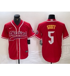 Men Philadelphia Phillies 5 Bryson Stott Red 2024 City Connect Stitched Jersey 3 Men Philadelphia Phillies 5 Bryson Stott Red 2024 City Connect Stitched Jersey 3