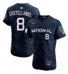 Men Philadelphia Phillies 8 Nick Castellanos Royal 2023 All Star Flex Base Stitched Baseball Jersey Men Philadelphia Phillies 8 Nick Castellanos Royal 2023 All Star Flex Base Stitched Baseball Jersey