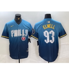 Men Philadelphia Phillies 93 Jason Elwell Blue 2024 City Connect Limited Stitched Jersey 1 Men Philadelphia Phillies 93 Jason Elwell Blue 2024 City Connect Limited Stitched Jersey 1