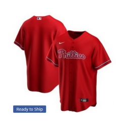 Men Philadelphia Phillies Nike Red Blank Jersey Men Philadelphia Phillies Nike Red Blank Jersey