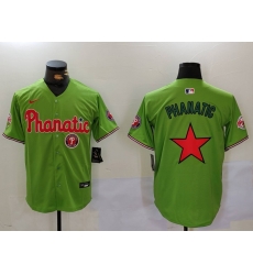 Men Philadelphia Phillies Phanatic Green Cool Base Stitched Jersey 3 Men Philadelphia Phillies Phanatic Green Cool Base Stitched Jersey 3