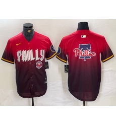 Men Philadelphia Phillies Red Team Big Logo 2024 City Connect Limited Stitched Baseball Jersey 6 Men Philadelphia Phillies Red Team Big Logo 2024 City Connect Limited Stitched Baseball Jersey 6
