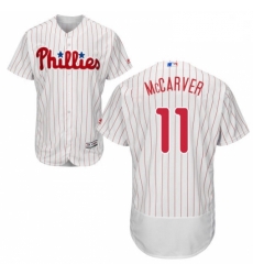 Mens Majestic Philadelphia Phillies 11 Tim McCarver White Home Flex Base Authentic Collection MLB Jersey Mens Majestic Philadelphia Phillies 11 Tim McCarver White Home Flex Base Authentic Collection MLB Jersey