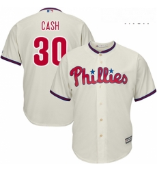Mens Majestic Philadelphia Phillies 30 Dave Cash Replica Cream Alternate Cool Base MLB Jersey Mens Majestic Philadelphia Phillies 30 Dave Cash Replica Cream Alternate Cool Base MLB Jersey