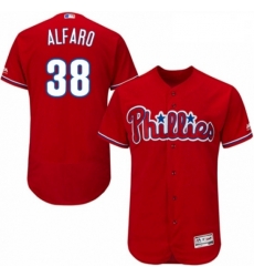 Mens Majestic Philadelphia Phillies 38 Jorge Alfaro Red Alternate Flex Base Authentic Collection MLB Jersey Mens Majestic Philadelphia Phillies 38 Jorge Alfaro Red Alternate Flex Base Authentic Collection MLB Jersey