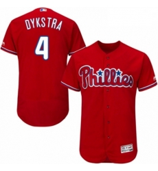 Mens Majestic Philadelphia Phillies 4 Lenny Dykstra Red Alternate Flex Base Authentic Collection MLB Jersey Mens Majestic Philadelphia Phillies 4 Lenny Dykstra Red Alternate Flex Base Authentic Collection MLB Jersey