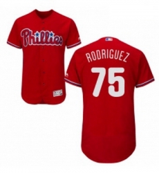 Mens Majestic Philadelphia Phillies 75 Francisco Rodriguez Red Alternate Flex Base Authentic Collection MLB Jersey Mens Majestic Philadelphia Phillies 75 Francisco Rodriguez Red Alternate Flex Base Authentic Collection MLB Jersey