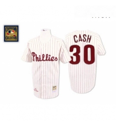Mens Mitchell and Ness Philadelphia Phillies 30 Dave Cash Authentic WhiteRed Strip Throwback MLB Jersey Mens Mitchell and Ness Philadelphia Phillies 30 Dave Cash Authentic WhiteRed Strip Throwback MLB Jersey