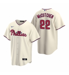 Mens Nike Philadelphia Phillies 22 Andrew McCutchen Cream Alternate Stitched Baseball Jersey Mens Nike Philadelphia Phillies 22 Andrew McCutchen Cream Alternate Stitched Baseball Jersey