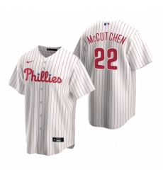 Mens Nike Philadelphia Phillies 22 Andrew McCutchen White Home Stitched Baseball Jersey Mens Nike Philadelphia Phillies 22 Andrew McCutchen White Home Stitched Baseball Jersey