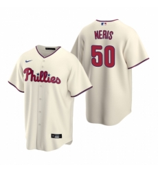Mens Nike Philadelphia Phillies 50 Hector Neris Cream Alternate Stitched Baseball Jersey Mens Nike Philadelphia Phillies 50 Hector Neris Cream Alternate Stitched Baseball Jersey