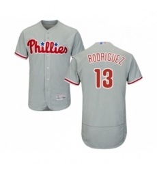 Mens Philadelphia Phillies 13 Sean Rodriguez Grey Road Flex Base Authentic Collection Baseball Jersey Mens Philadelphia Phillies 13 Sean Rodriguez Grey Road Flex Base Authentic Collection Baseball Jersey