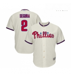 Mens Philadelphia Phillies 2 Jean Segura Replica Cream Alternate Cool Base Baseball Jersey Mens Philadelphia Phillies 2 Jean Segura Replica Cream Alternate Cool Base Baseball Jersey