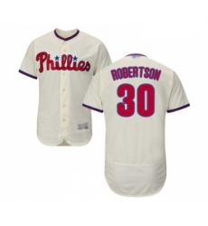 Mens Philadelphia Phillies 30 David Robertson Cream Alternate Flex Base Authentic Collection MLB Jersey Mens Philadelphia Phillies 30 David Robertson Cream Alternate Flex Base Authentic Collection MLB Jersey