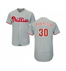 Mens Philadelphia Phillies 30 David Robertson Grey Road Flex Base Authentic Collection Baseball Jersey Mens Philadelphia Phillies 30 David Robertson Grey Road Flex Base Authentic Collection Baseball Jersey