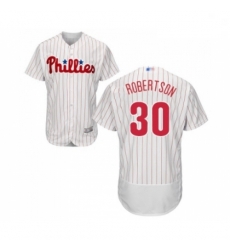 Mens Philadelphia Phillies 30 David Robertson White Home Flex Base Authentic Collection Baseball Jersey Mens Philadelphia Phillies 30 David Robertson White Home Flex Base Authentic Collection Baseball Jersey
