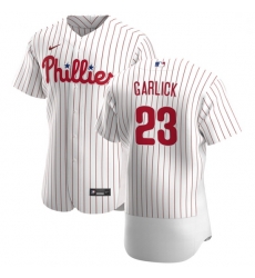 Philadelphia Phillies 23 Kyle Garlick Men Nike White Home 2020 Authentic Player MLB Jersey Philadelphia Phillies 23 Kyle Garlick Men Nike White Home 2020 Authentic Player MLB Jersey
