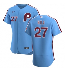 Philadelphia Phillies 27 Aaron Nola Men Nike Light Blue Alternate 2020 Authentic Player MLB Jersey Philadelphia Phillies 27 Aaron Nola Men Nike Light Blue Alternate 2020 Authentic Player MLB Jersey