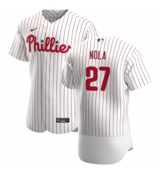 Philadelphia Phillies 27 Aaron Nola Men Nike White Home 2020 Authentic Player MLB Jersey Philadelphia Phillies 27 Aaron Nola Men Nike White Home 2020 Authentic Player MLB Jersey