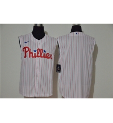 Phillies Blank White Nike Cool Base Sleeveless Jersey Phillies Blank White Nike Cool Base Sleeveless Jersey