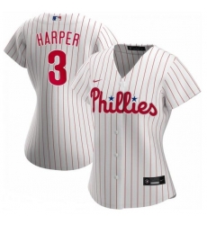 Philadelphia Phillies 3 Bryce Harper Nike Women Home 2020 MLB Player Jersey White Philadelphia Phillies 3 Bryce Harper Nike Women Home 2020 MLB Player Jersey White