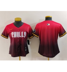 Women Philadelphia Phillies Blank Red 2024 City Connect Limited Stitched Baseball Jersey Women Philadelphia Phillies Blank Red 2024 City Connect Limited Stitched Baseball Jersey