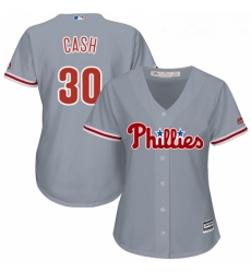 Womens Majestic Philadelphia Phillies 30 Dave Cash Authentic Grey Road Cool Base MLB Jersey Womens Majestic Philadelphia Phillies 30 Dave Cash Authentic Grey Road Cool Base MLB Jersey