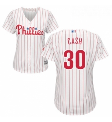 Womens Majestic Philadelphia Phillies 30 Dave Cash Authentic WhiteRed Strip Home Cool Base MLB Jersey Womens Majestic Philadelphia Phillies 30 Dave Cash Authentic WhiteRed Strip Home Cool Base MLB Jersey