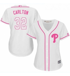 Womens Majestic Philadelphia Phillies 32 Steve Carlton Authentic White Fashion Cool Base MLB Jersey Womens Majestic Philadelphia Phillies 32 Steve Carlton Authentic White Fashion Cool Base MLB Jersey